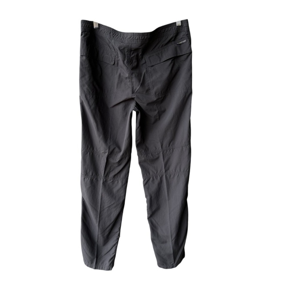 Exofficio Pants Grey Nylon Adjustable Hem Hiking Outdoor Active Athleisure Sz 6 - Picture 3 of 11